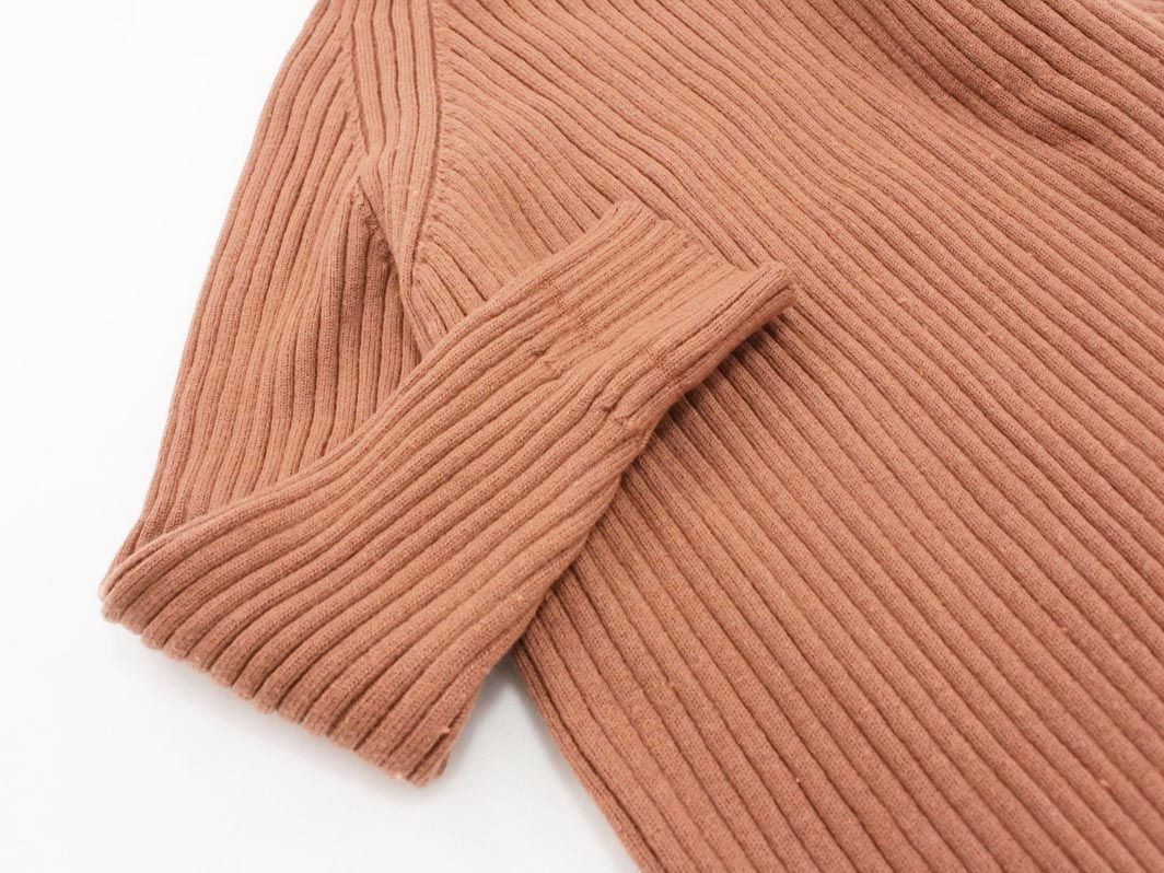 snidel Snidel high‐necked rib knitted One-piece sizeONE/ pink Brown *# * eba9 lady's 