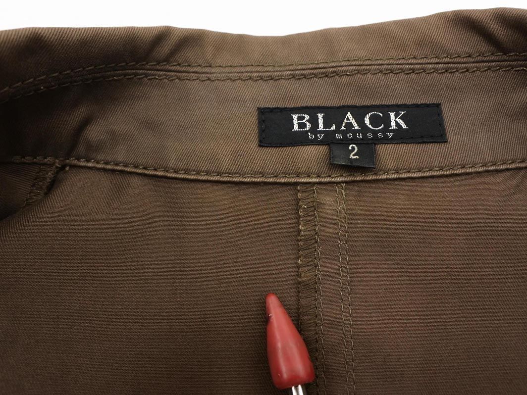 BLACK BY MOUSSY black bai Moussy tailored jacket size2/ tea *# * ebb4 lady's 