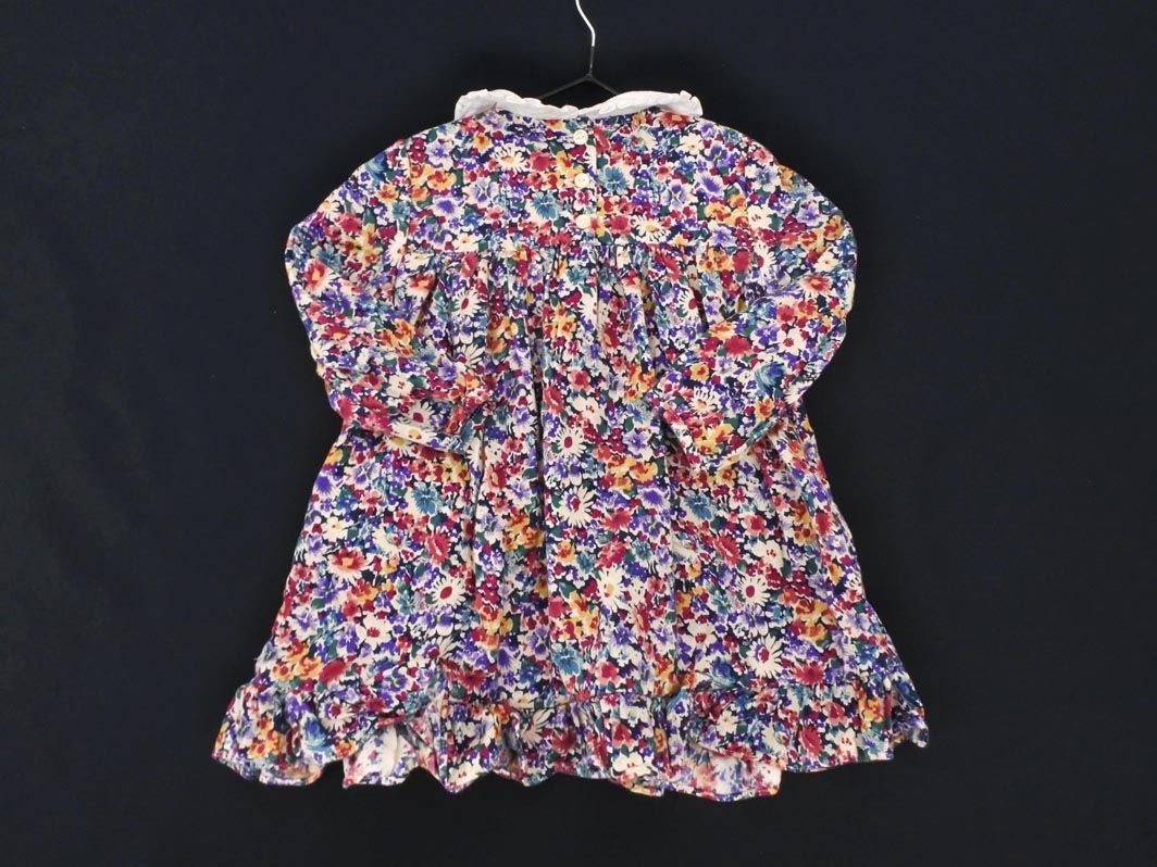 ネコポスOK Ralph Lauren ラルフローレン 花柄 ワンピース size9M（70cm）/カラフル ■◇ ☆ ebb5 子供服_画像4