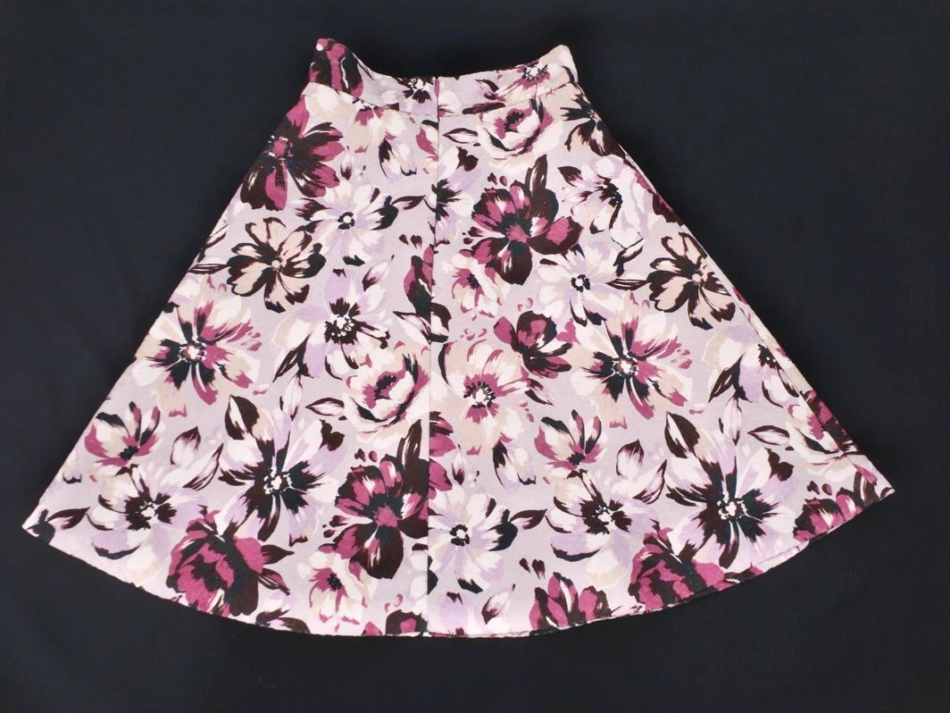  cat pohs OK PROPORTION Proportion Body Dressing floral print flair skirt size2/ lavender ## * ebb5 lady's 
