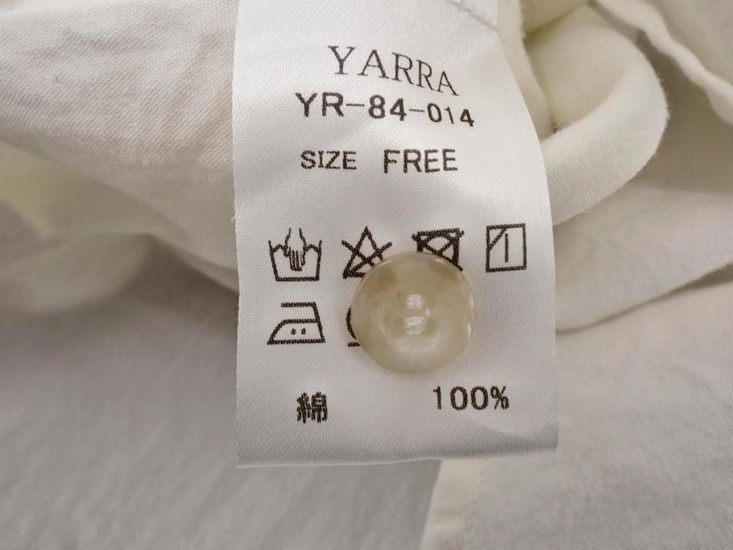 YARRA ヤラ ブラウス シャツ sizeF/オフホワイト ■◇ ☆ ebb9 レディースの画像7