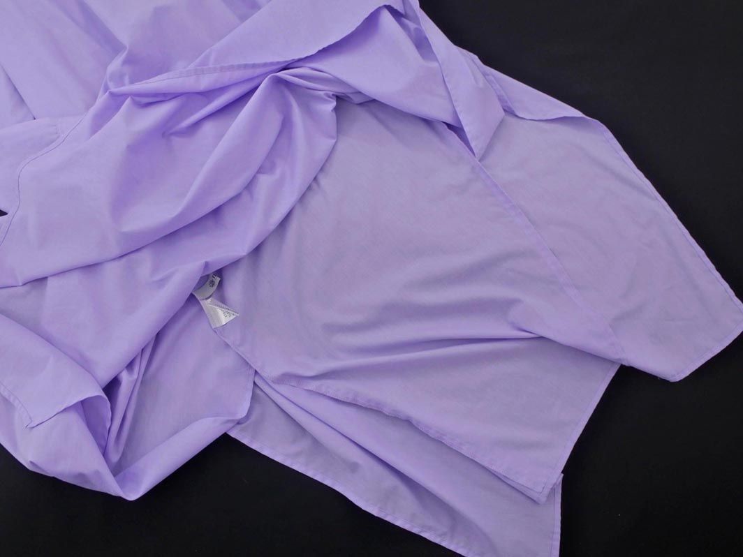  cat pohs OK nano universe Nano Universe long shirt One-piece sizeF/ lavender #* * ebb9 lady's 