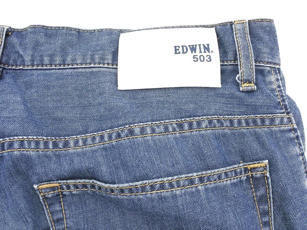 EDWIN エドウィン 503 FC53CR クロップド デニムパンツ size34/ブルー ■◇ ☆ ebc1 メンズ_画像5