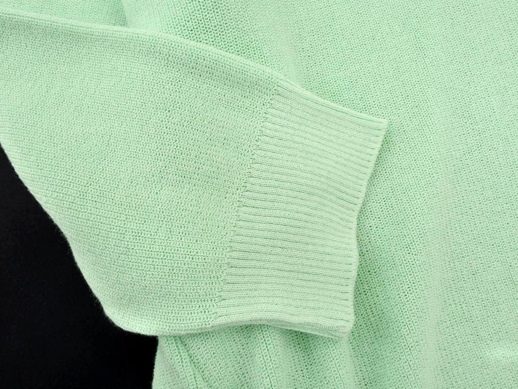 Another Edition Another Addition United Arrows linen. вязаный cut and sewn желтый зеленый #* * ebc1 женский 