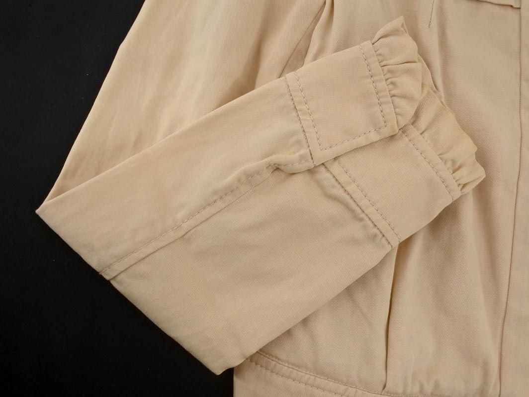 ef-de ef-de frill no color jacket size7/ beige #* * ebc1 lady's 