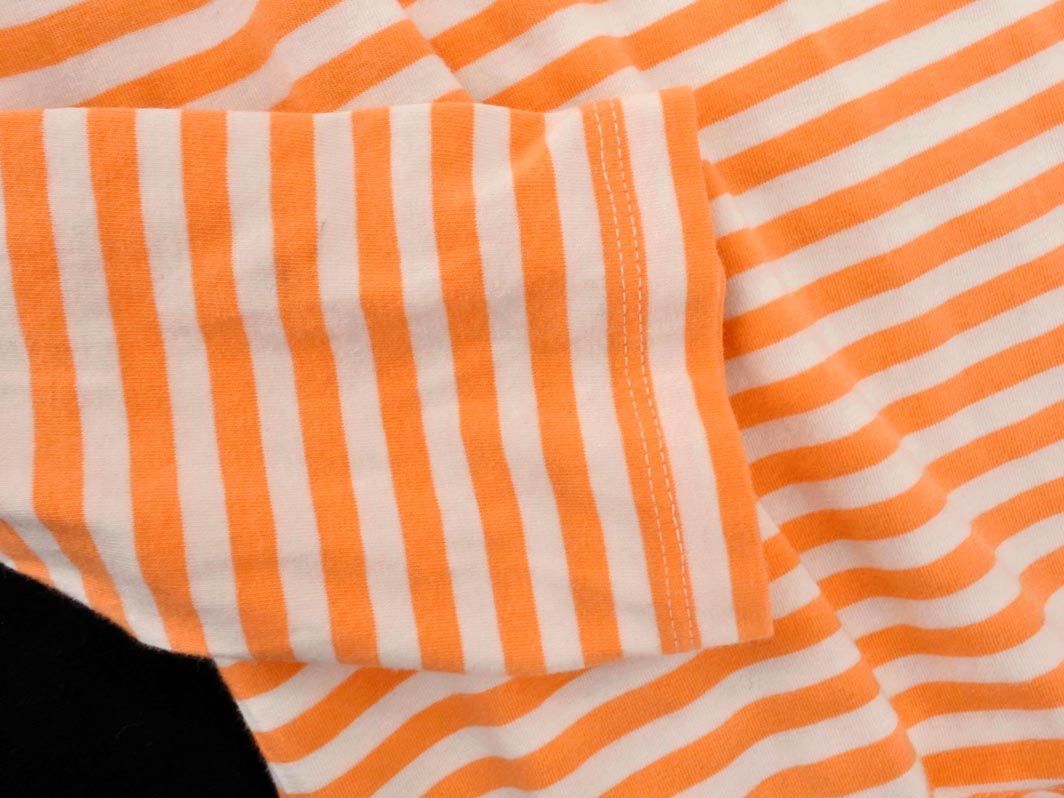  cat pohs OK JUICY COUTURE Juicy Couture ribbon border T-shirt size12/14(150cm about )/ orange #* * ebc6 child clothes 
