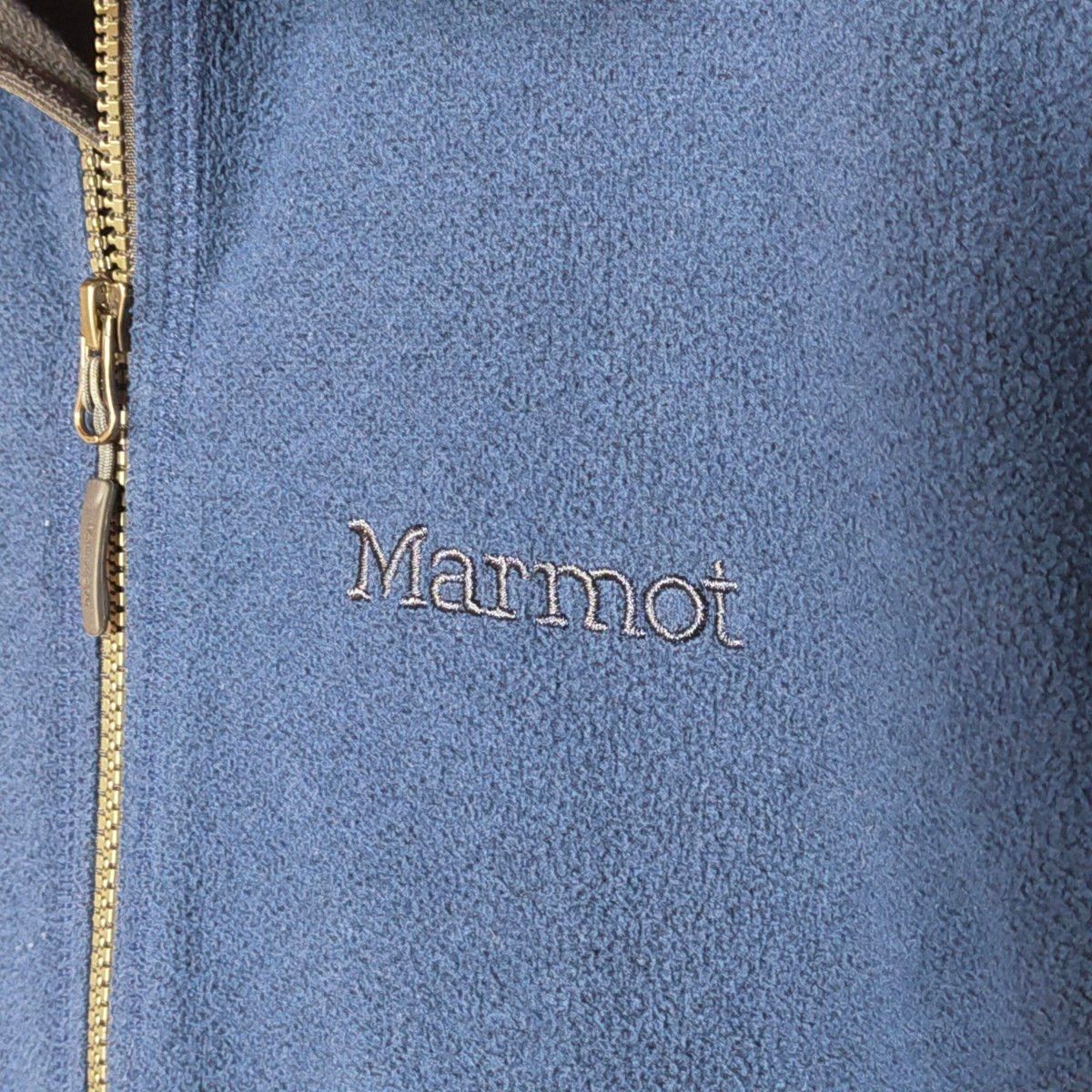 【良品】マーモット Marmot ジップアップ フリースジャケット US=M　JP=Ｌ 紺　☆冬物処分セール