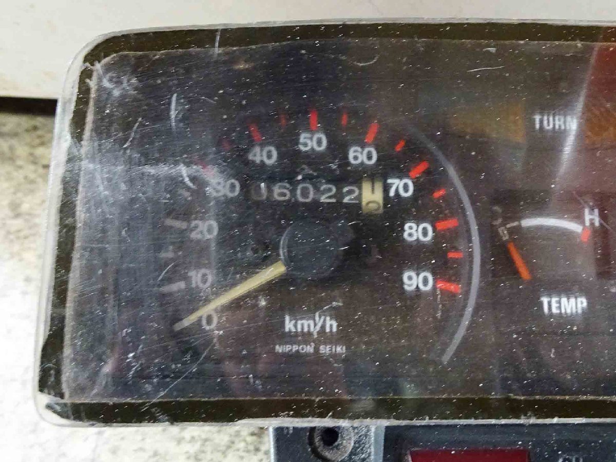 ホンダ MBX50 AC03 規制前 90km 純正メーター 6022km ジャンク 旧車 昭和 レトロ 当時物 絶版 廃盤 旧の画像3