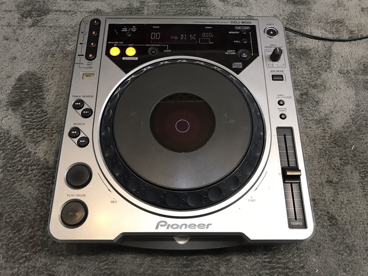 【動作確認済】PIONEER CDJ-800 DJ用CDプレーヤー DJ機器_画像1