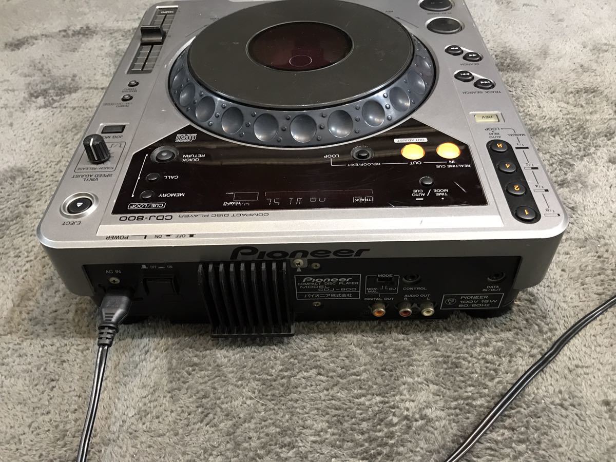 【動作確認済】PIONEER CDJ-800 DJ用CDプレーヤー DJ機器_画像5