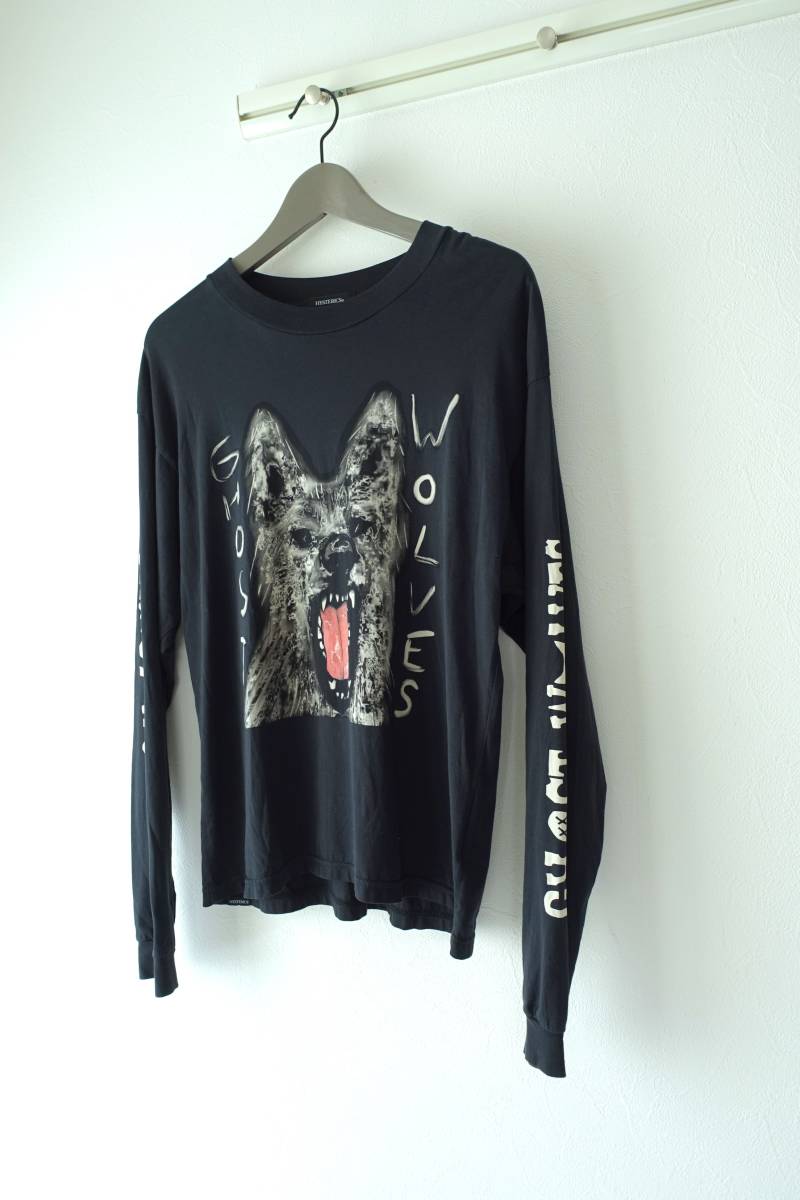 HYSTERIC GLAMOUR ヒステリックグラマー×ゴーストウルフズ THE GHOST WOLVES ロングTシャツ_画像2