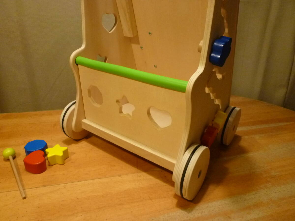 wooden multifunction toy attaching pushed . car?