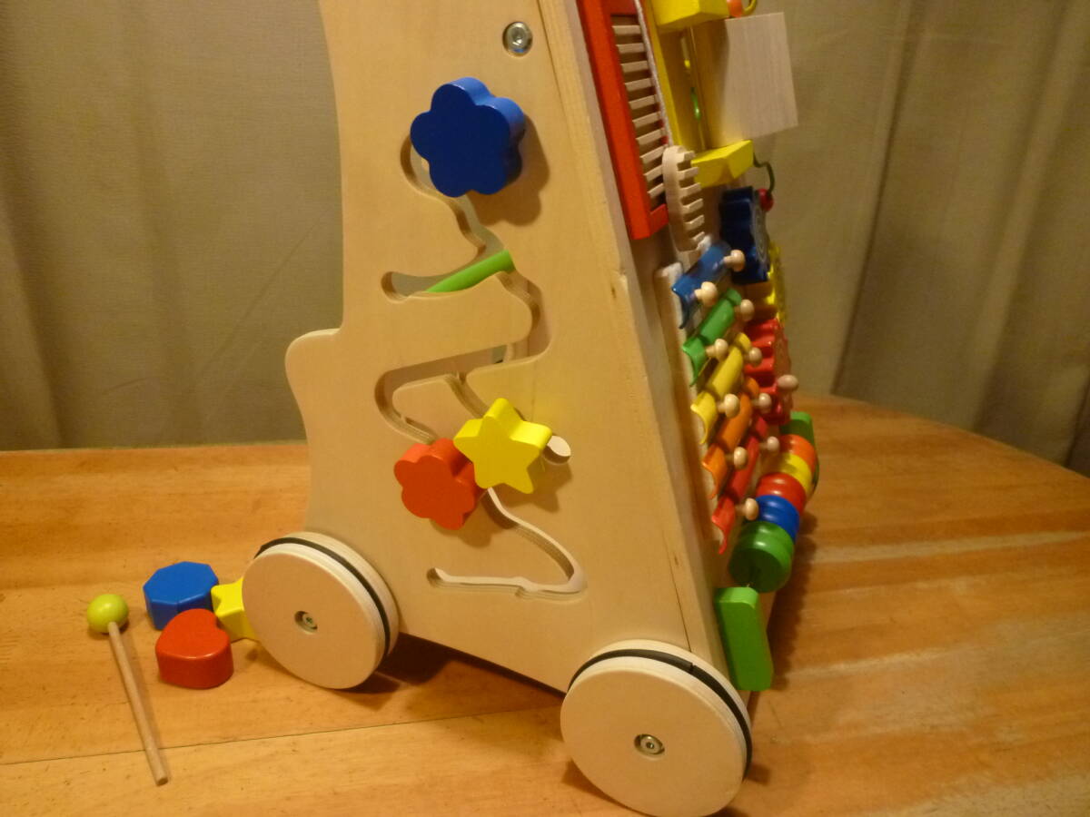 wooden multifunction toy attaching pushed . car?