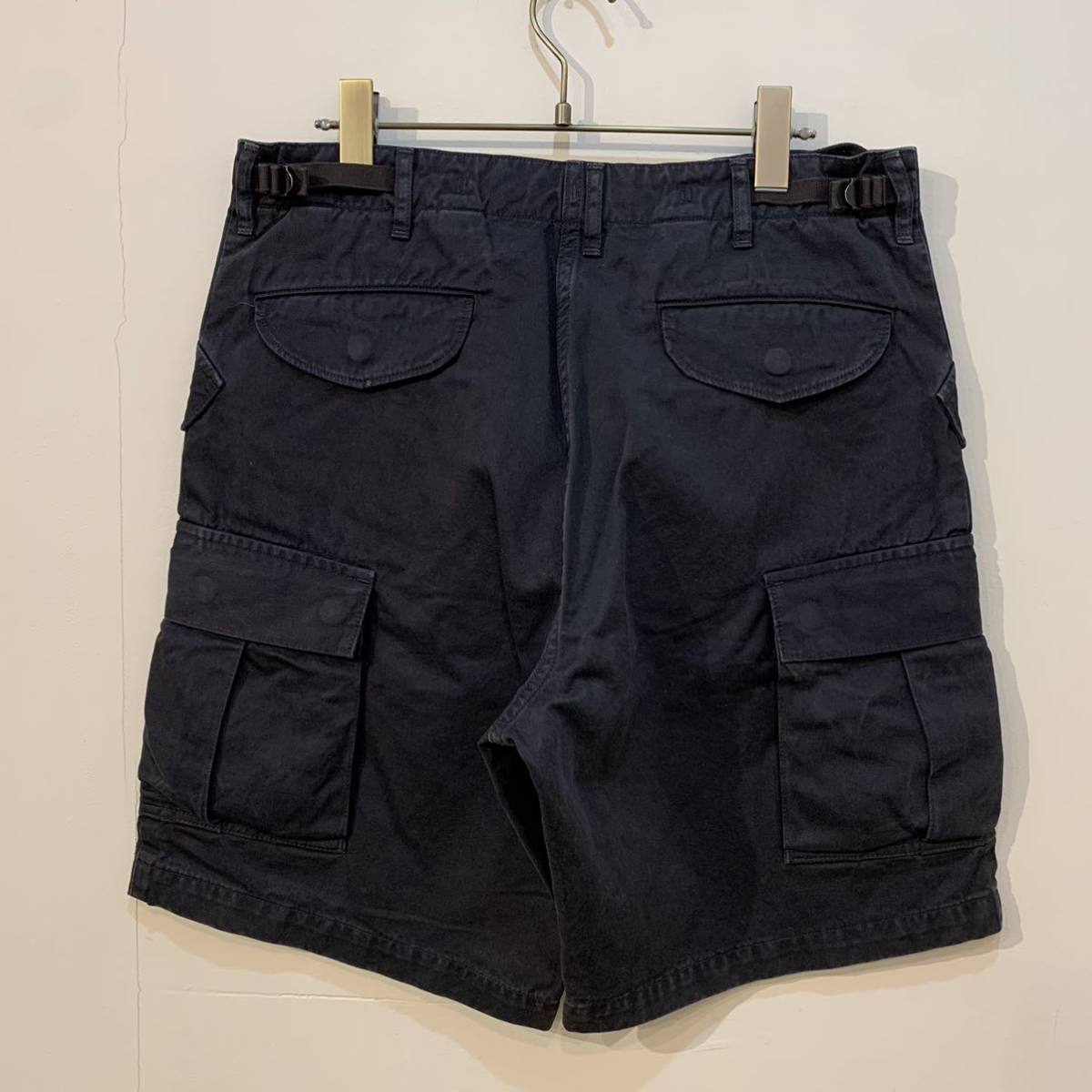 新品 2021 Ron Herman Fatigue Cargo Shorts ロンハーマン ファティーグ カーゴ ショーツ M-65 ショートパンツ 黒 ブラック M