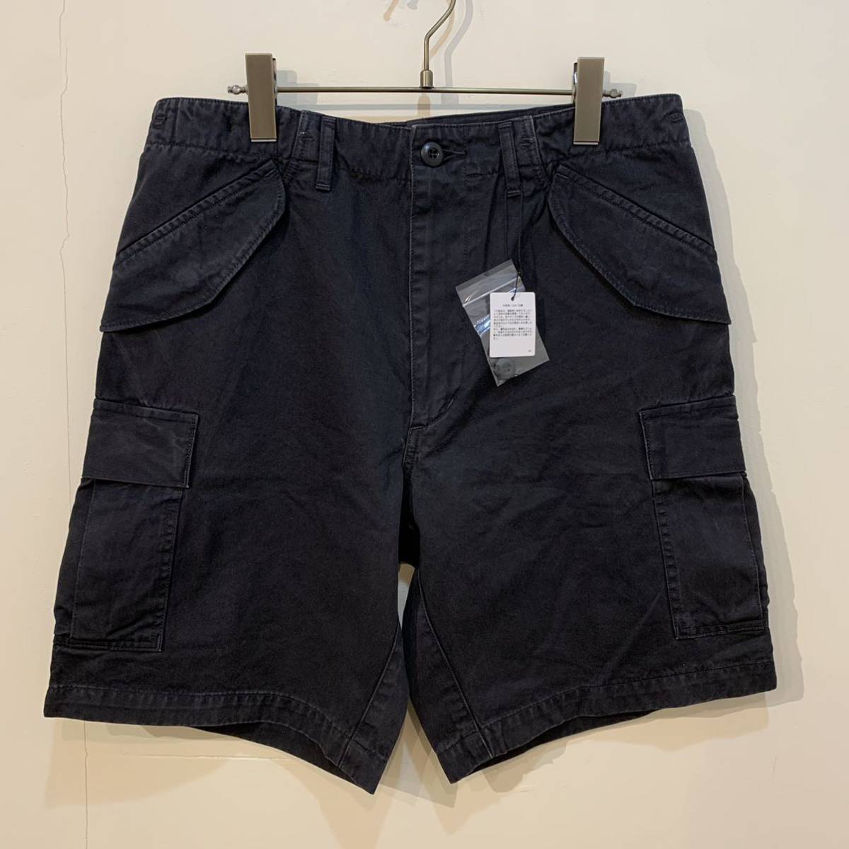 新品 2021 Ron Herman Fatigue Cargo Shorts ロンハーマン ファティーグ カーゴ ショーツ M-65 ショートパンツ 黒 ブラック M_画像1