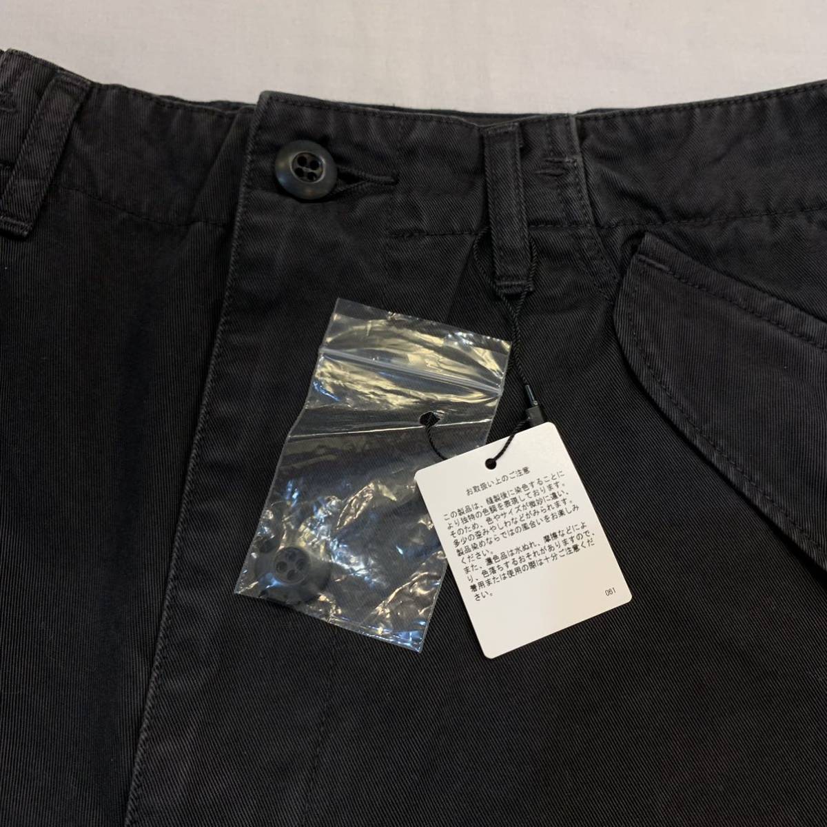 新品 2021 Ron Herman Fatigue Cargo Shorts ロンハーマン ファティーグ カーゴ ショーツ M-65 ショートパンツ 黒 ブラック M_画像3