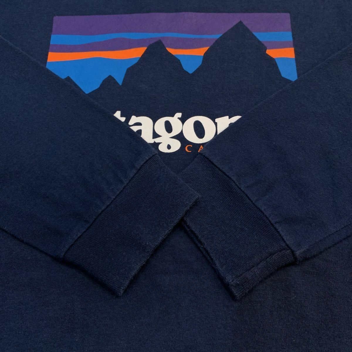 2016 patagonia L/S Shop Sticker Cotton T shirt ventura CALIFORNIA パタゴニア 長袖 コットン Tシャツ ロンT Tee ベンチュラ 38934FA16 _画像6