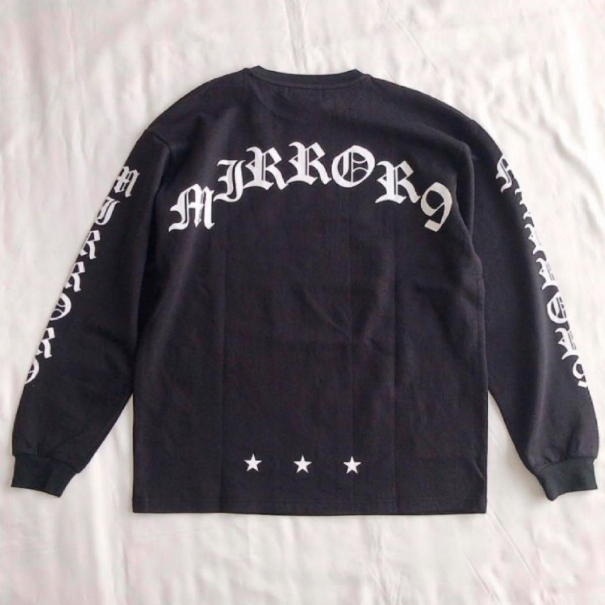 ラスト2着】新品 ミラーナイン ロゴ ロンT M 男女兼用 長袖 黒 ラスト2着】新品 ミラーナイン ロゴ ロンT M 男女兼用 長袖 黒