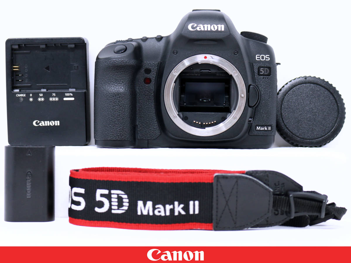 ◆極上美品◆Canon キャノン EOS 5D Mark II マーク2 ボディ◆少ないシャッター数13853ショット★ハイアマチュア35ｍｍフルサイズ一眼レフ_画像1