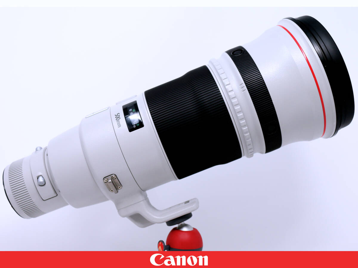 ◆◇美品◇Canon キャノン EF500mm F4L IS II USM◇ハードケースほか付属品完備+ソフトケース★プロご用達高性能Lレンズ EF50040LIS2◇◆_画像4