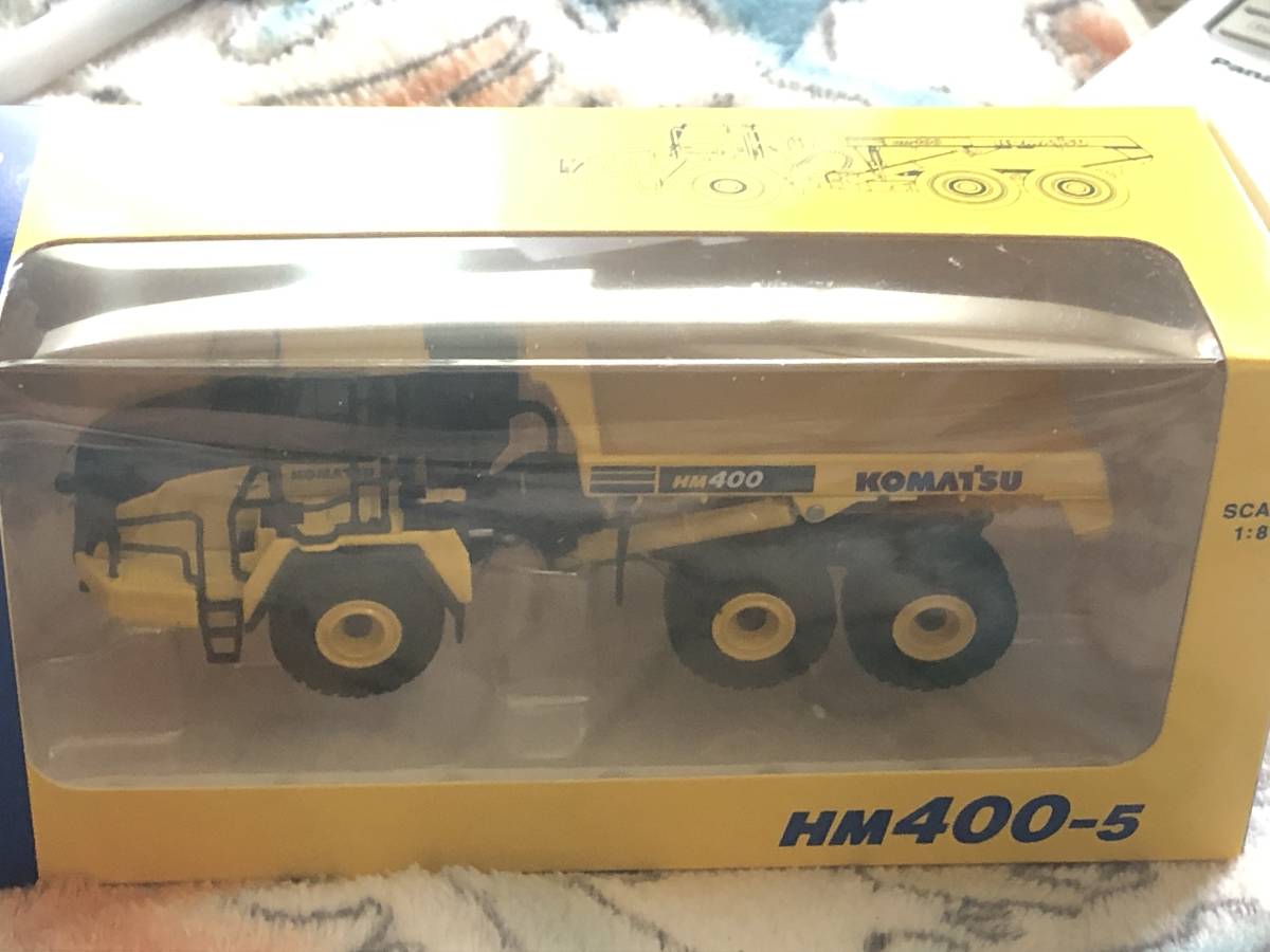 KOMATSU 株主優待☆オリジナルミニチュア アーティキュレートダンプトラック ミニカー HM400-5 1/87スケール 非売品2020年9月発送_画像2