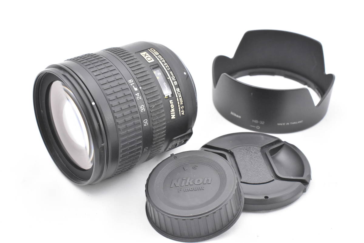 Nikon ニコン AF-S NIKKOR 18-70mm 1:3.5-4.5G ED DX ズームレンズ (t6531)_画像1