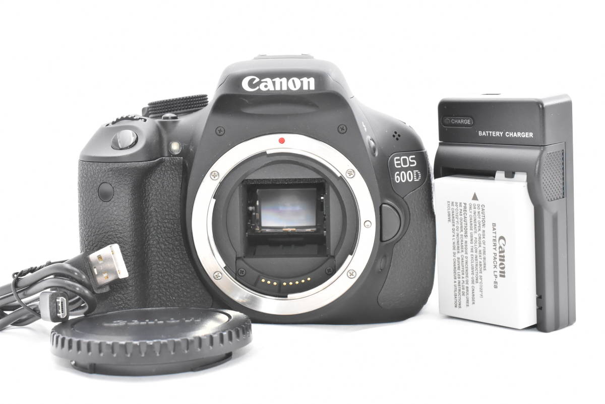【ショット数 たったの255回！】CANON キヤノン EOS 600D (Kiss X5) デジタル一眼レフカメラ ボディ (t4485)_画像1