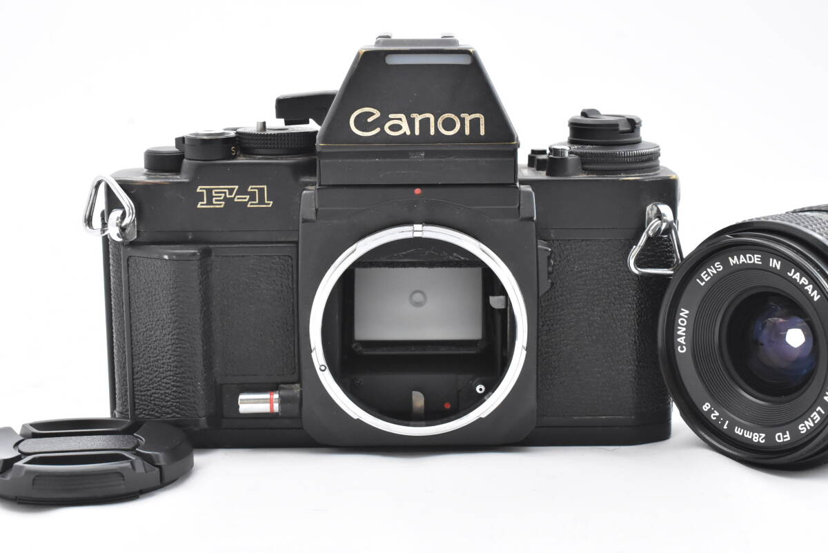 CANON キャノン New F-1 ボディ 28mm F2.8 レンズ (t6686)