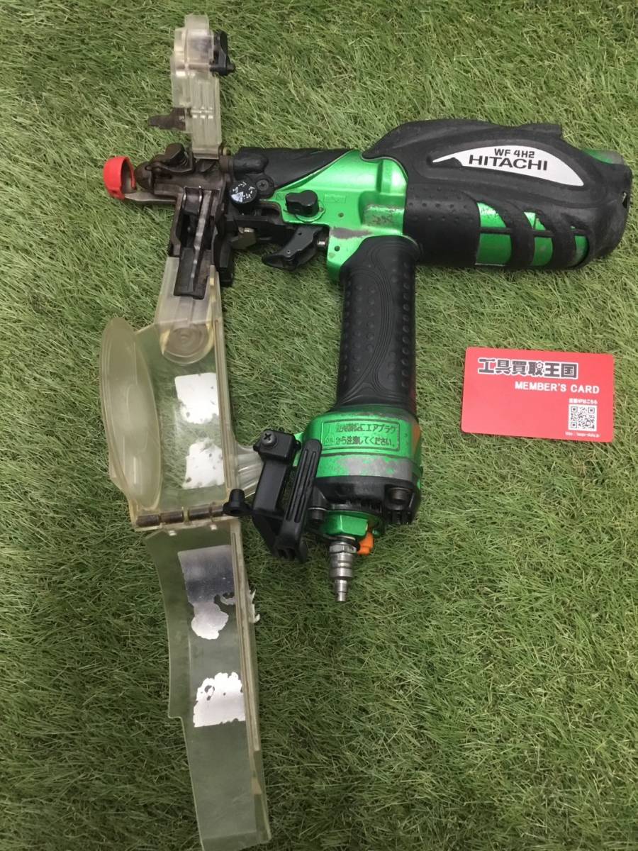 【中古品】★HiKOKI(旧日立工機) 41㎜高圧ねじ打機 メタリックグリーン WF4H2(L) IT04XPXZI20R_画像4