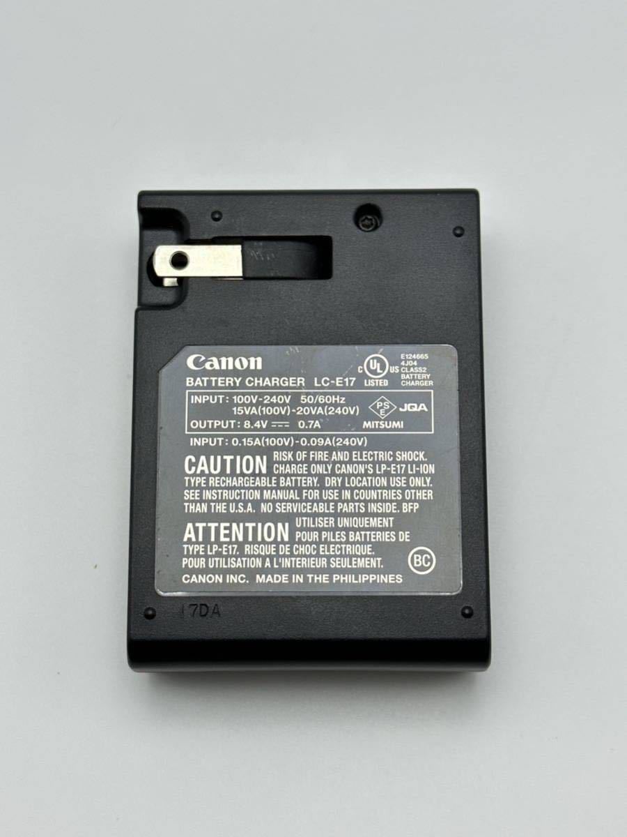 Canon キヤノン バッテリーチャージャー LCーE17の画像2