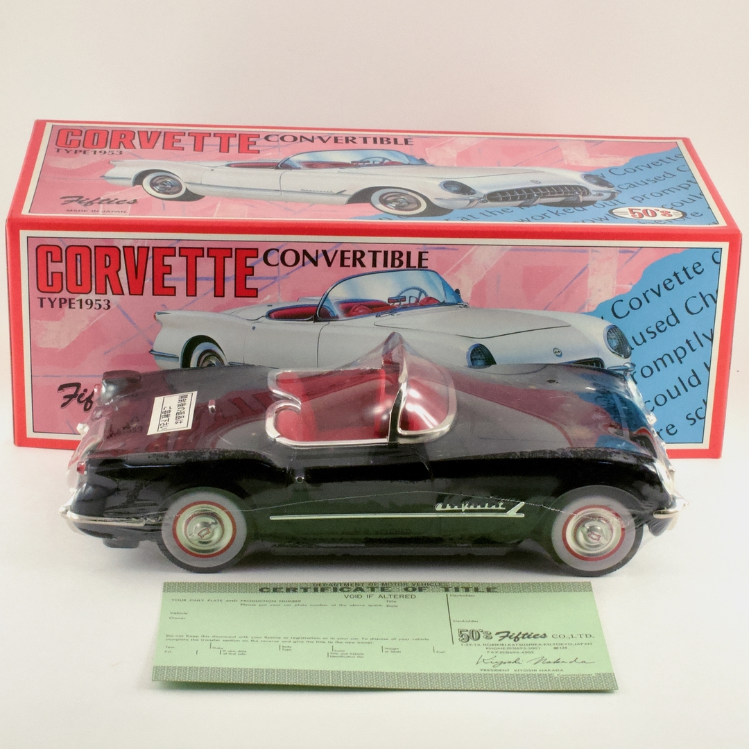 50’s Fifties corvette convertible type 1953 黒色
