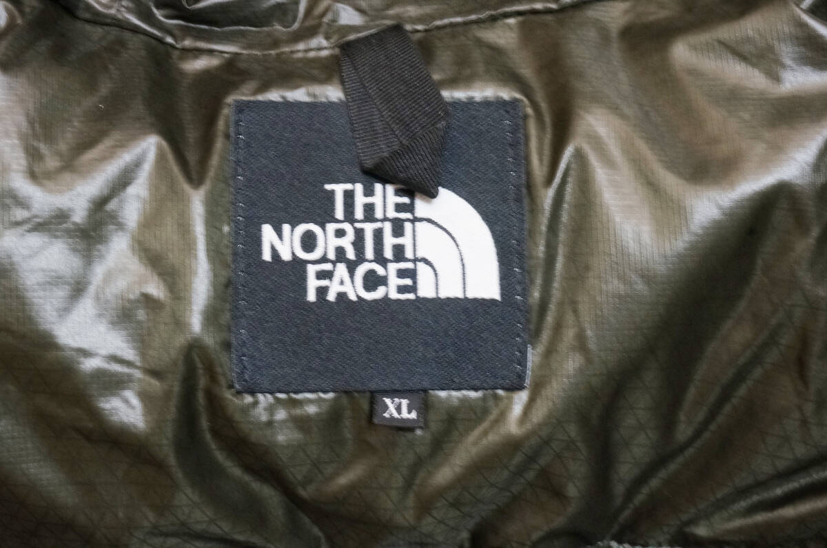 超軽量!THE NORTH FACE ノースフェイス ダウンジャケット ACONCAGUA HOODIE アコンカグアフーディ ND18104 サイズXL 緑