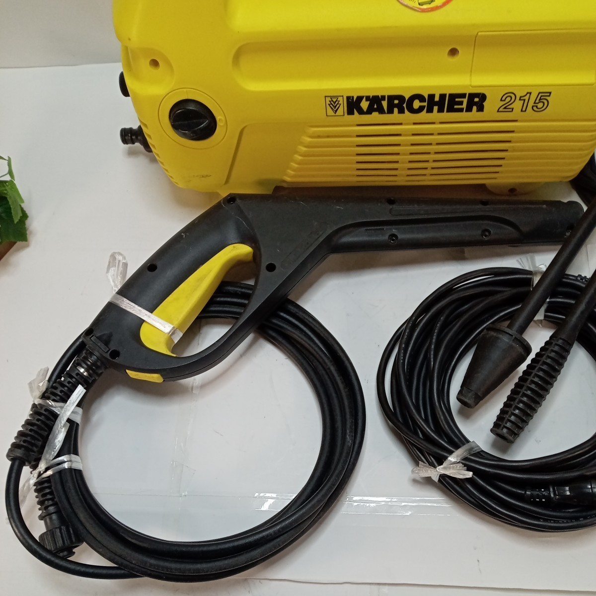 【送料無料】（激安送料込）【ドイツ製】 ！KARCHER 215　 高圧洗浄機 　家庭用高圧洗浄機【稼働確認済み】匿名配送）_画像3