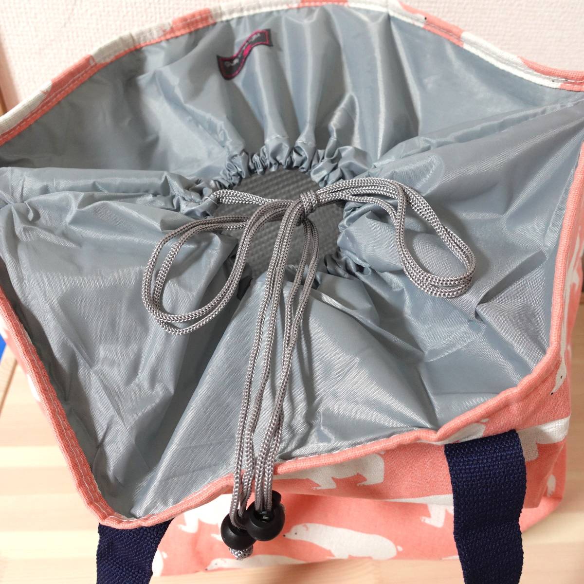  keep cool heat insulation bag eko-bag largish size lovely robust pink high capacity 