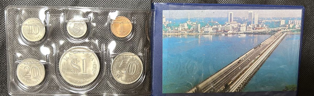 ミントセット　古銭　シンガポール ドル　マレーシア　リンギット　各6種12枚　コインセット_画像2