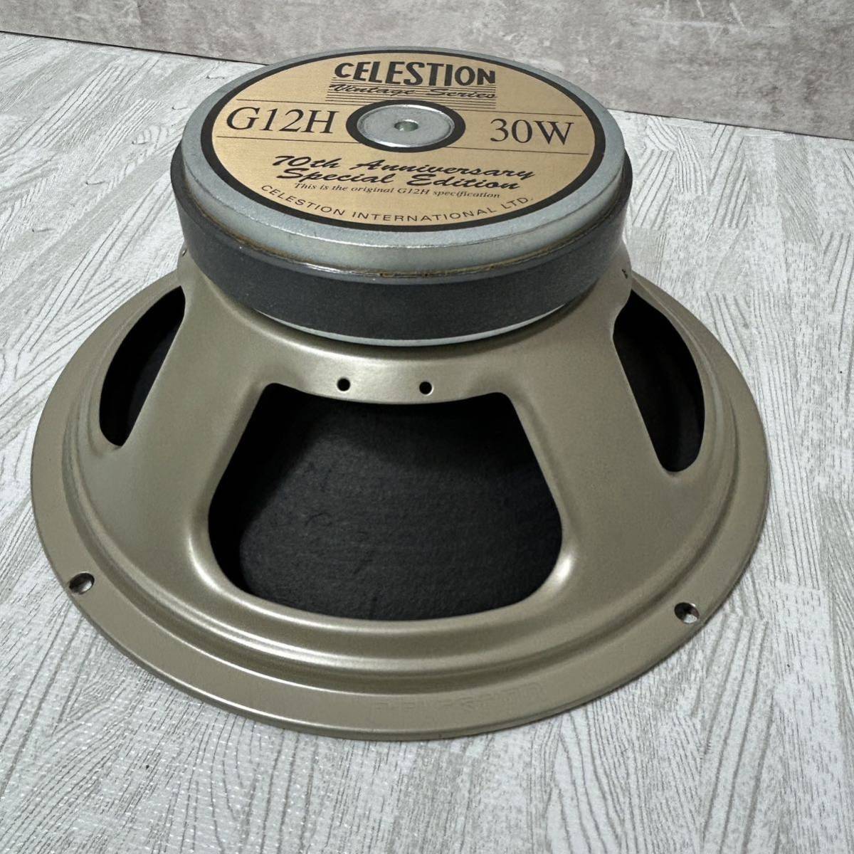 【美品】CELESTION G12H 70th Anniversary　8Ω ② 8オーム 30W UK スピーカーセレッション England _画像2