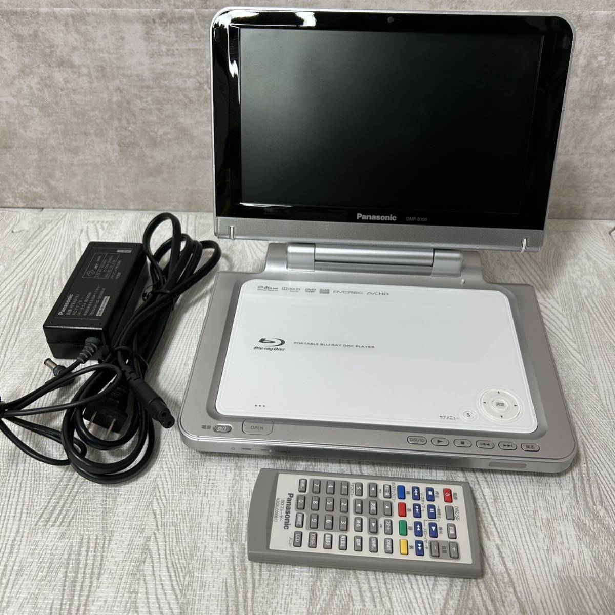 【中古良品】パナソニック DMP-B100 ポータブルブルーレイディスクプレーヤー DVD Panasonic BDプレーヤー_画像4