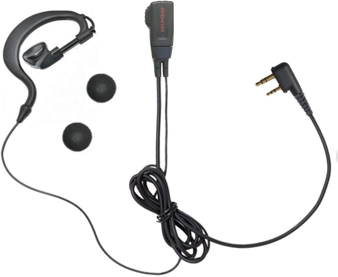 アイコム対応 インカム イヤホンマイク L型２ピン用 耳掛け式 DXタイプ 特定小電力 トランシーバー用 IC-4120 IC-4_画像1