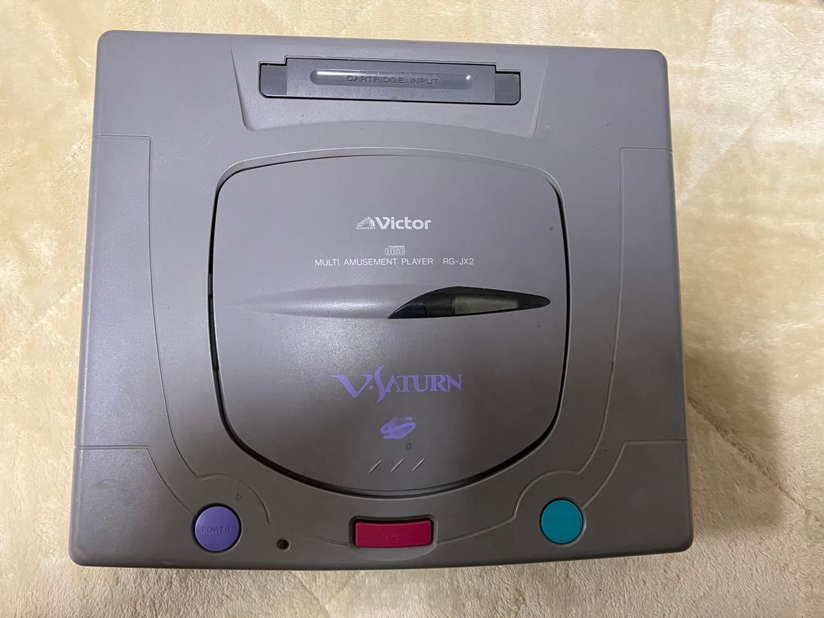 セガサターン(Vサターン) 本体 コントローラー2つ ケーブル付 セガサターン(Vサターン) 本体 コントローラー2つ ケーブル付