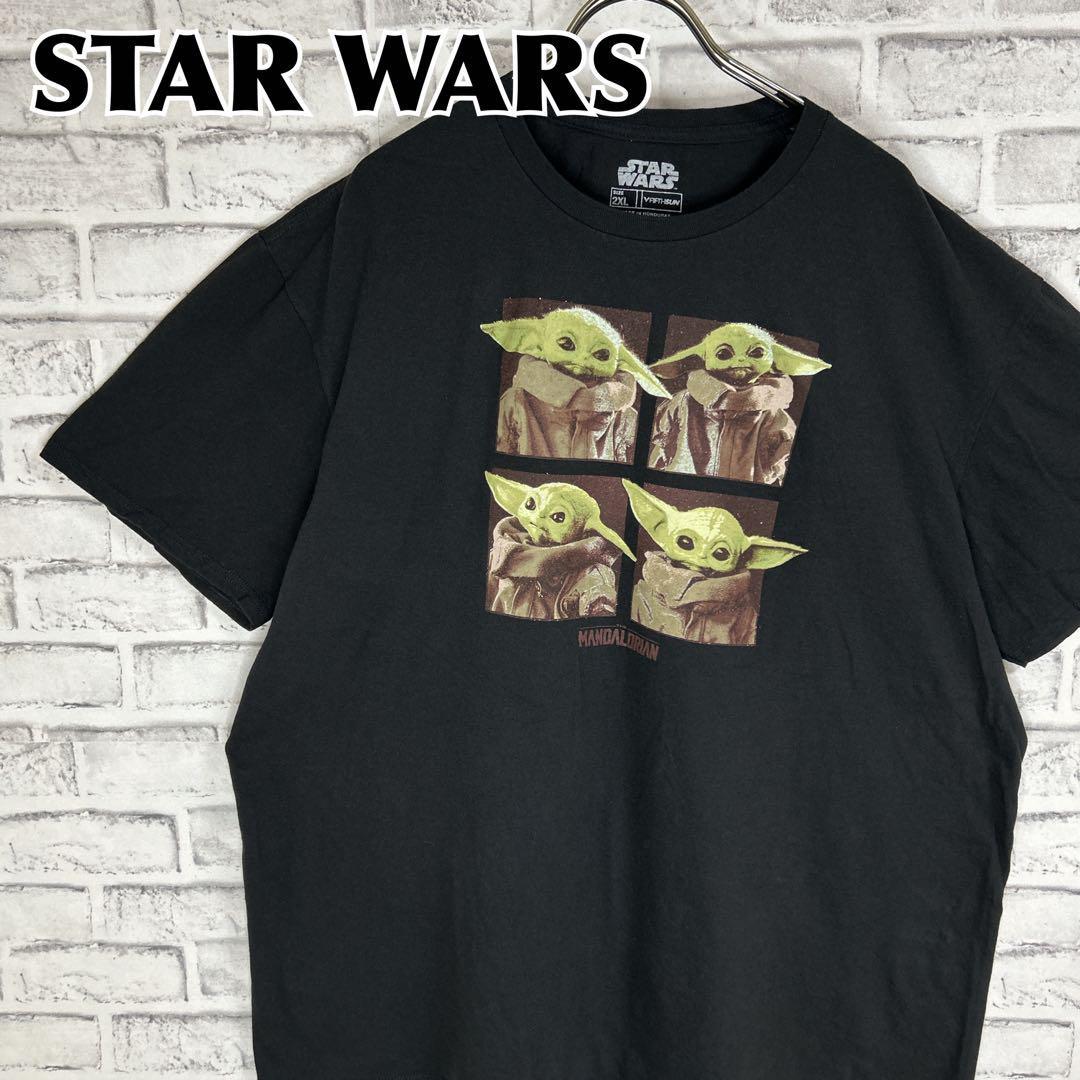 STAR WARS スターウォーズ マンダロリアン キャラTシャツ 半袖 輸入品 春服 夏服 海外古着 映画 洋画 ムービー シネマ ビッグサイズ_画像1