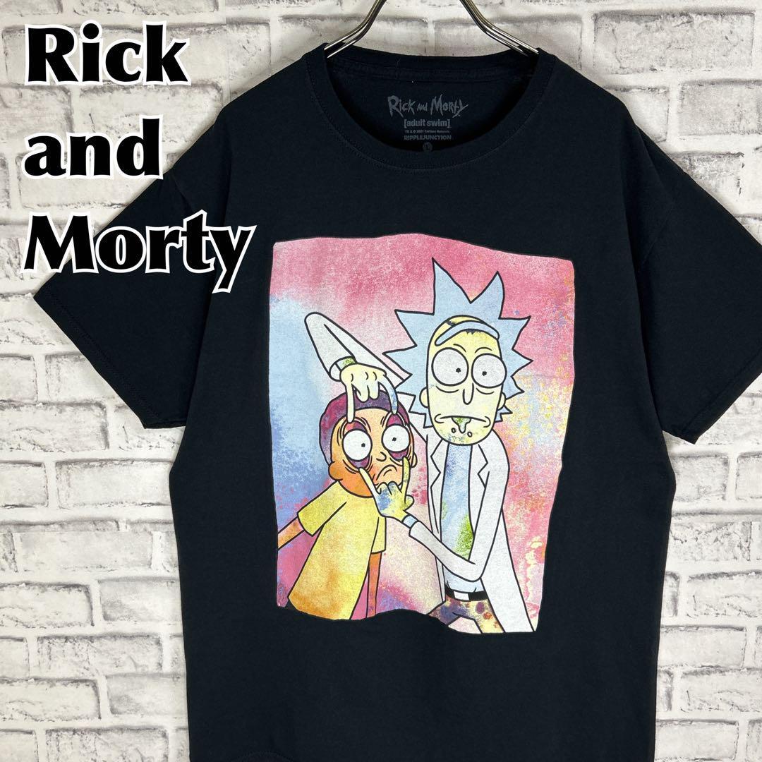 Rick and Morty リックアンドモーティ ビッグプリント キャラクター Tシャツ 半袖 輸入品 春服 夏服 海外古着 テレビ アニメ_画像1