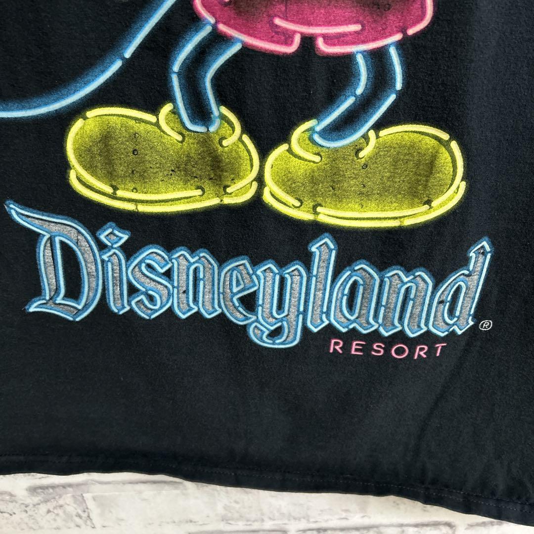 Disney ディズニー WDW ミッキー 蓄光 ネオンライト Tシャツ 半袖 輸入品 春服 夏服 海外古着 ディズニーランド ディズニーワールド