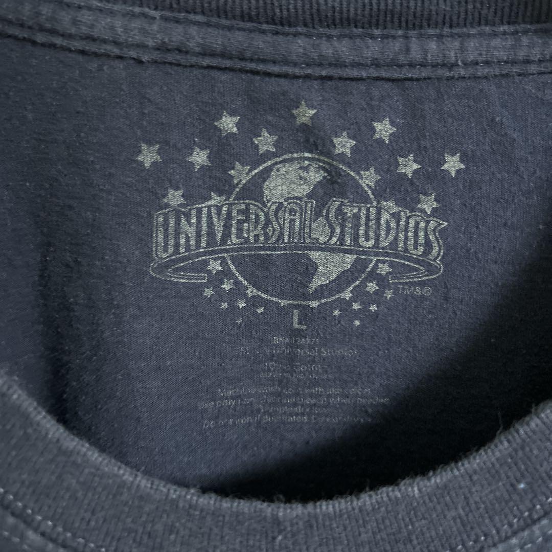 Universal Studios ユニバーサルスタジオ Tシャツ 半袖 輸入品 春服 夏服 海外古着 会社 映画 洋画 フロリダ 地球 ロゴ