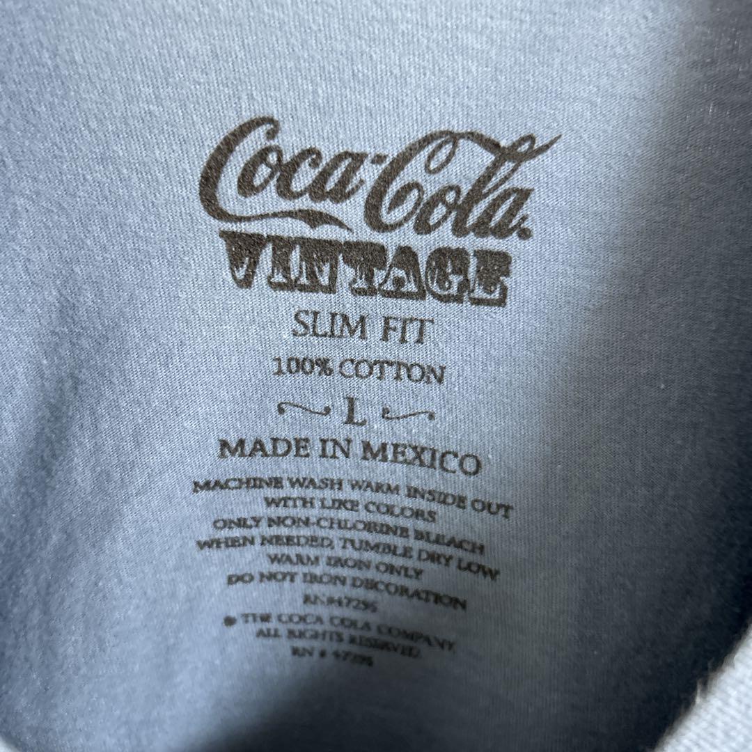 Coca Cola コカコーラ 乾杯 アーチロゴ 企業 Tシャツ 半袖 輸入品 春服 夏服 海外古着 企業 会社 ドリンク 炭酸飲料 ジュース メキシコ製