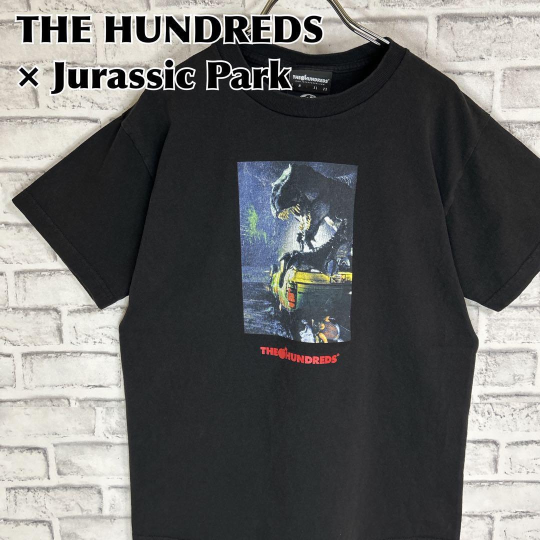 THE HUNDREDS × Jurassic Park ハンドレッツ × ジュラシックパーク Tシャツ 半袖 輸入品 春服 夏服 海外古着 ロゴ 映画 洋画 ムービー