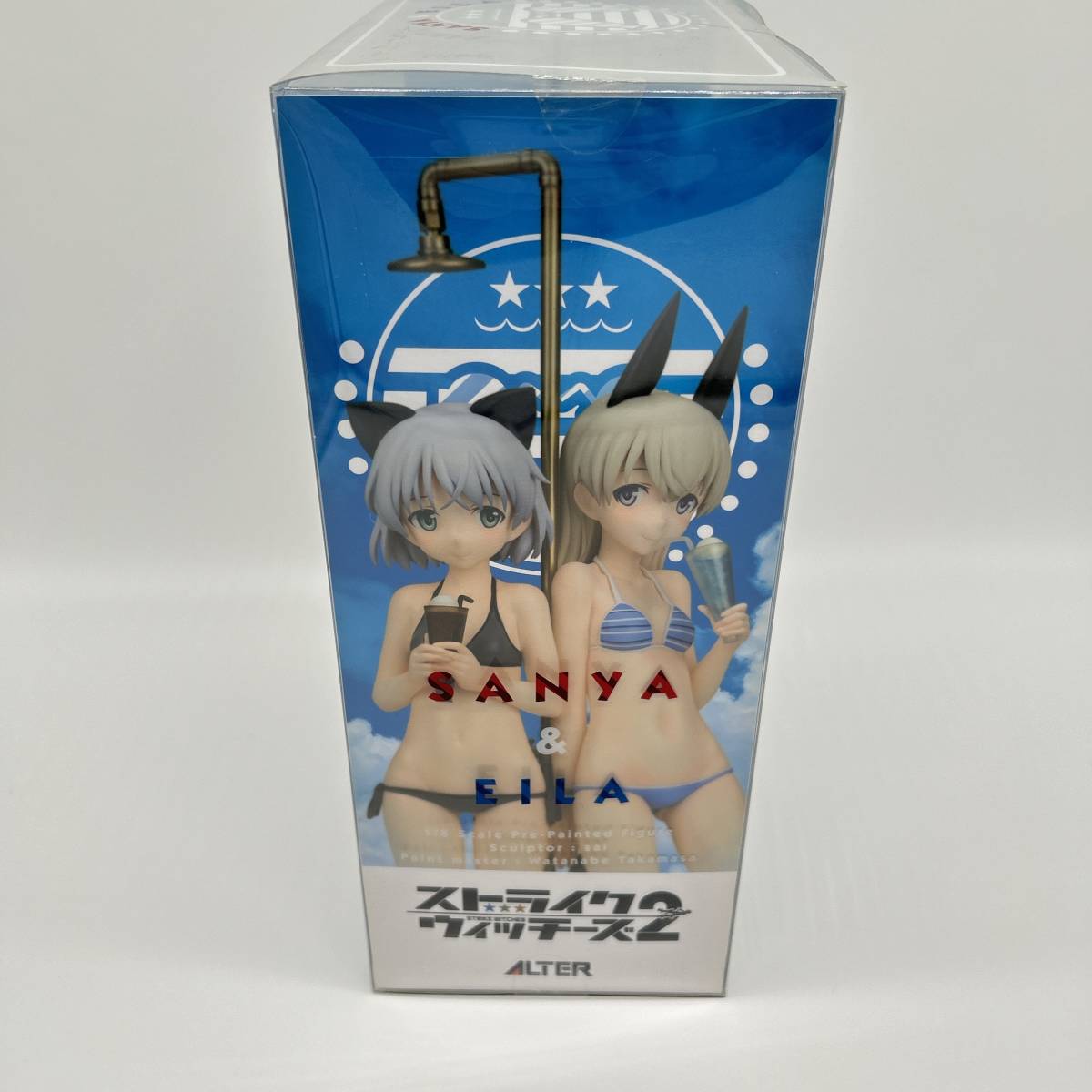 [ unopened ]aruta- Strike Witches 2sa-nya&eila swimsuit Ver. 1/8 scale collection figure doll character anime 