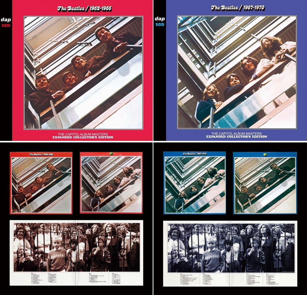 THE BEATLES / 1962-1966 (赤) & 1967-1970 (青) THE CAPITOL ALBUM MASTERS (新品輸入盤 2CD+2CDセット) ◇DAP_画像1