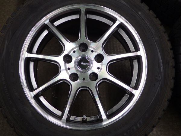 M 送料無料 即納 16 5H114.3 6.5J+38 ダンロップ ウインターマックス 205/60R16 90系 ノア ヴォクシー プリウスα ステップワゴン リーフ_画像3