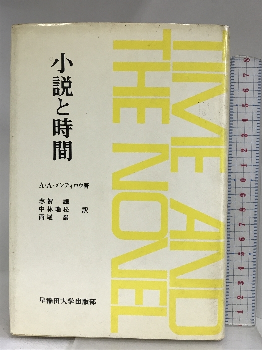 小説と時間 早稲田大学出版部 A.A.メンディロウ_画像1