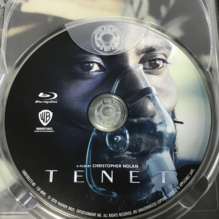 TENET テネット スチールブック仕様 ワーナー・ブラザース・ホームエンターテイメント ジョン・デイビッド・ワシントン 3枚組 Blu-ray_画像4